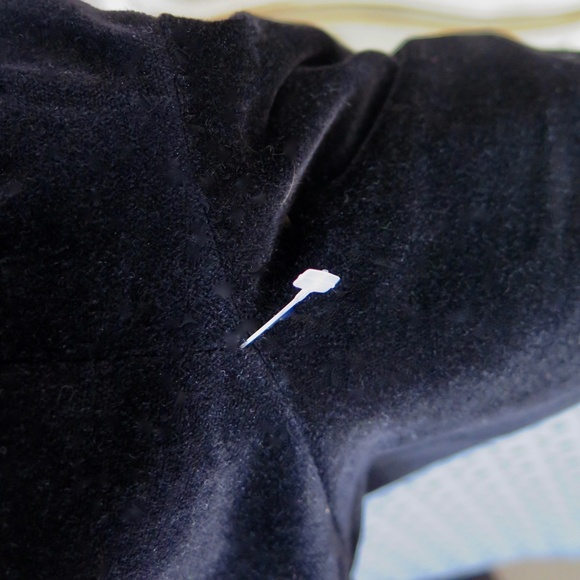 NWOT Ralph Lauren Jeans Co Black Velvet Double Breasted Jacket - Picture 3 of 7